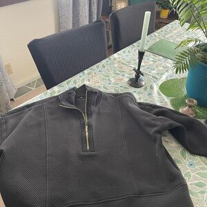 Women’s Calia Black Half-Zip Sweater